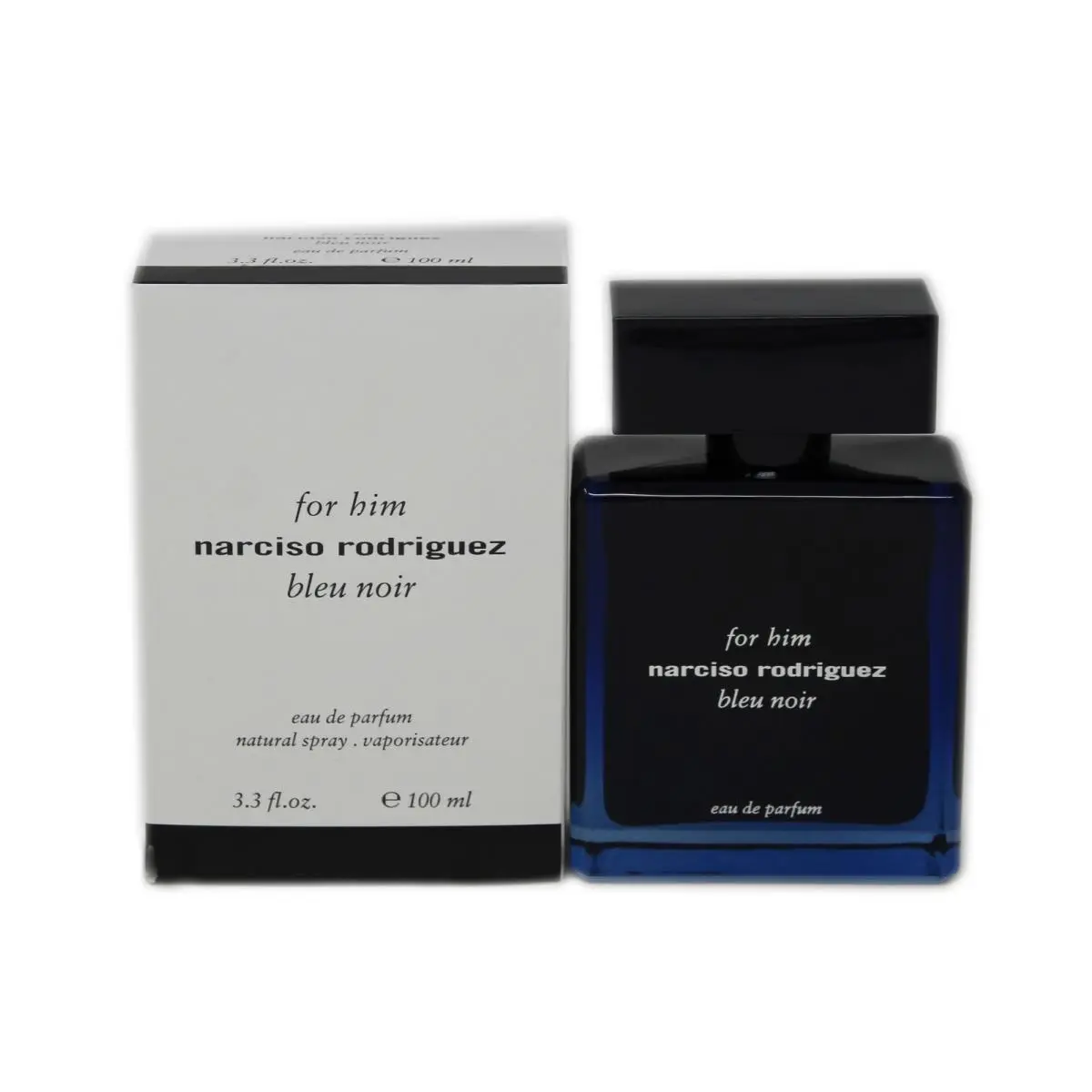 For Him Bleu Noir Eau DE Parfum Spray 100 ML/3.3 Fl.oz. T by Narciso Rodriguez