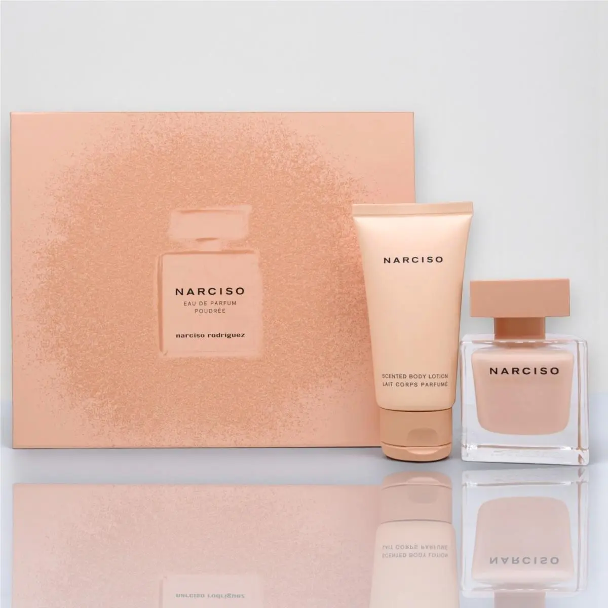 Poudree Set 2 Pc`s Eau De Parfum + Body Lotion 1.6 OZ by Narciso Rodriguez