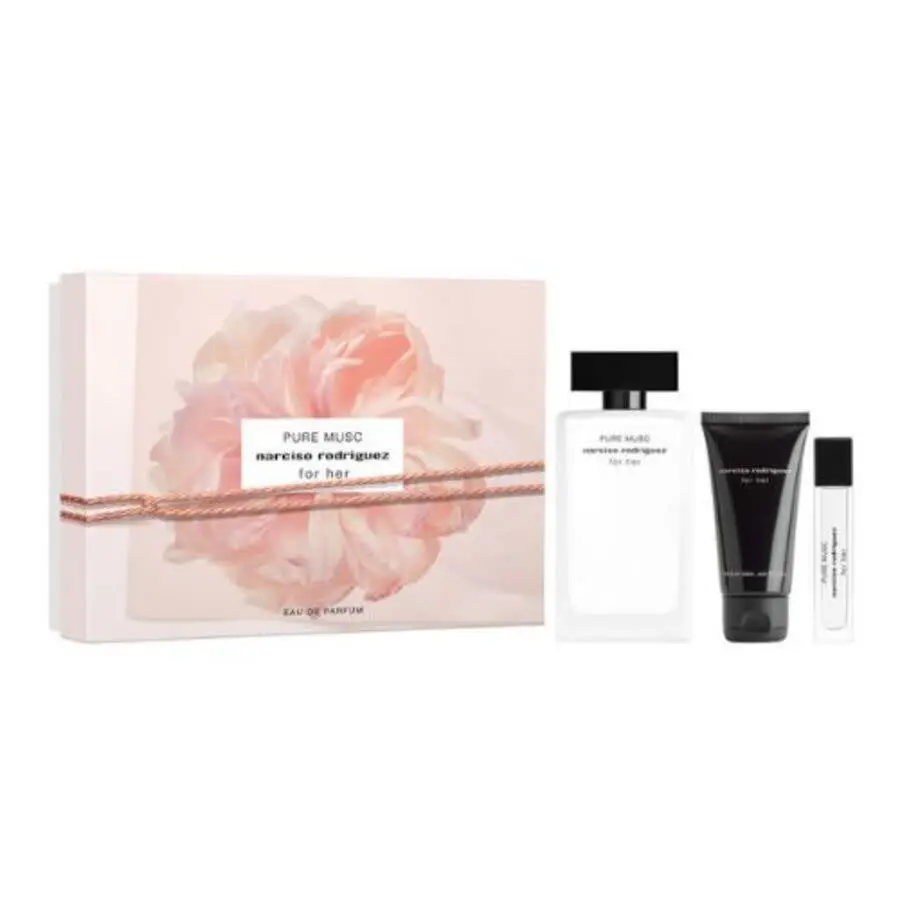 Ladies Pure Musc 3pcs Edp Gift Set Fragrances 3423222121815 by Narciso Rodriguez