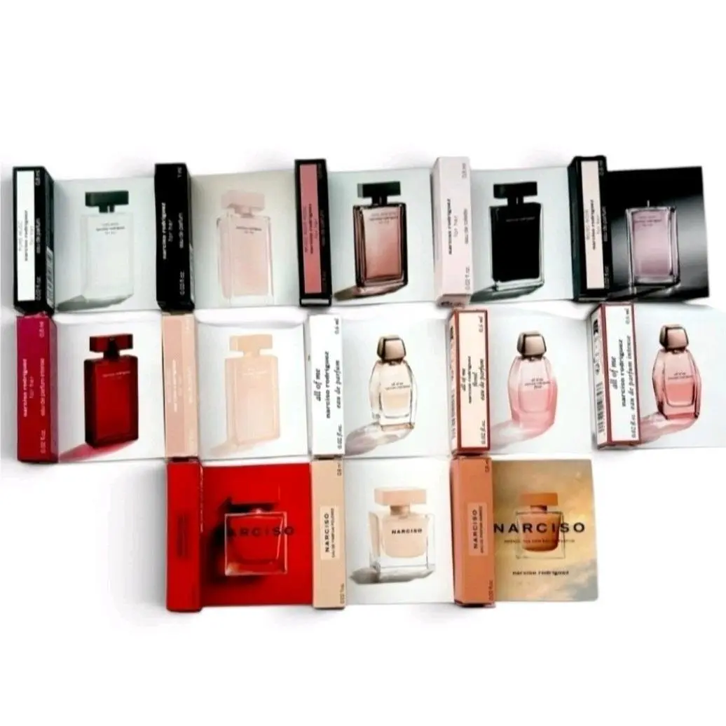 Narciso Rodriguez Perfume Collection For Women Sample Spray 13pc Set
