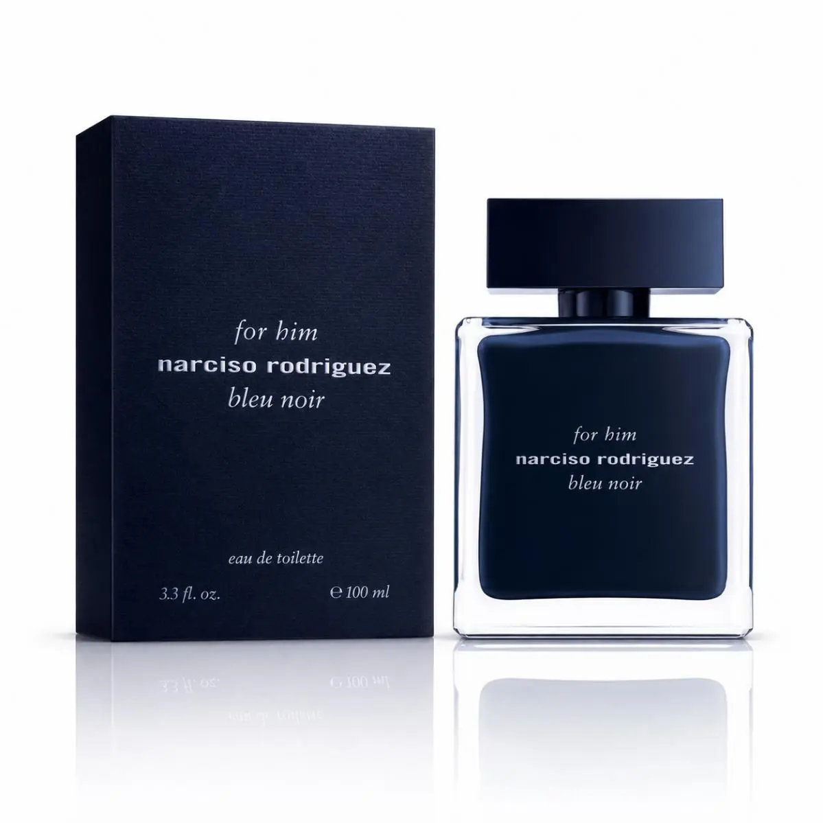 For Him Bleu Noir 3.3 oz 100 ml Eau De Toilette Spray For Men by Narciso Rodriguez