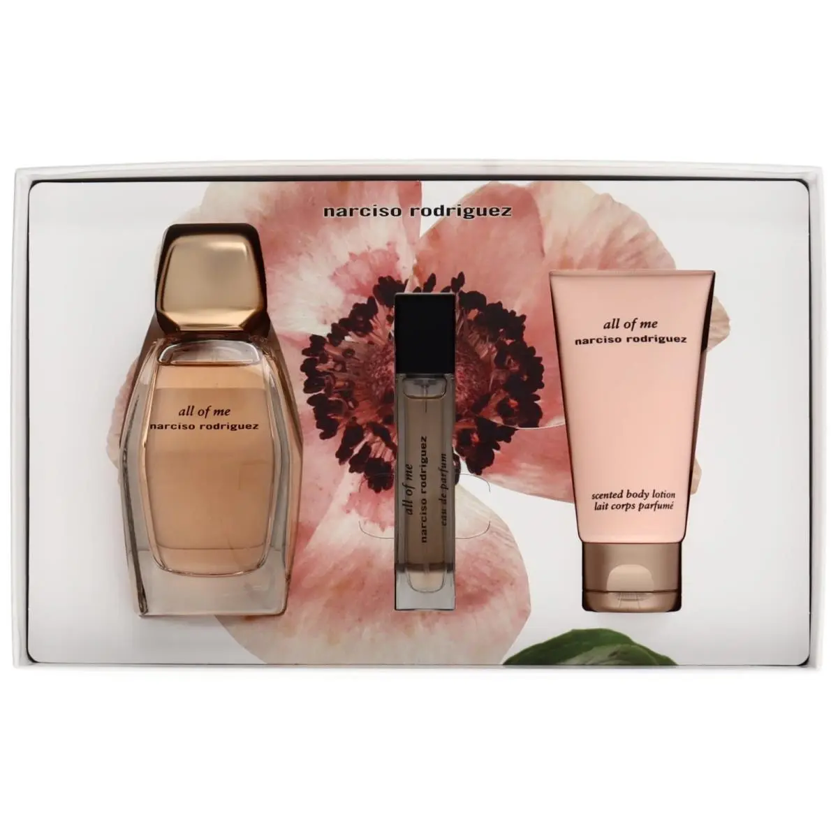 All Of Me 3pc Gift Set For Women 90ml Edp + 50ml Lotion + 10ml by Narciso Rodriguez