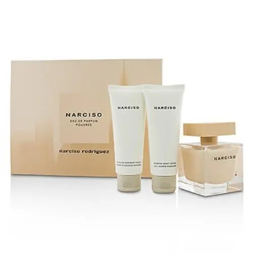Narciso Poudree Coffret: Eau De Parfum Spray 90ml/3oz + Body L by Narciso Rodriguez