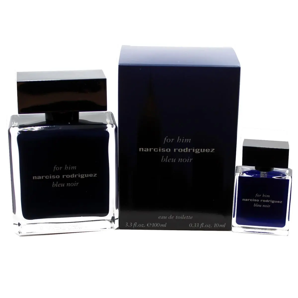 Blue Noir F/h 2PC Set Eau DE Toilette Spr 100ML NIB-8806850 by Narciso Rodriguez