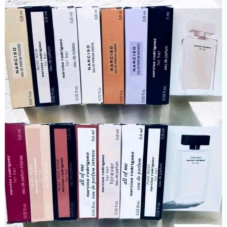 Perfume Collection 14pc Sample Vial Spray Set by Narciso Rodriguez