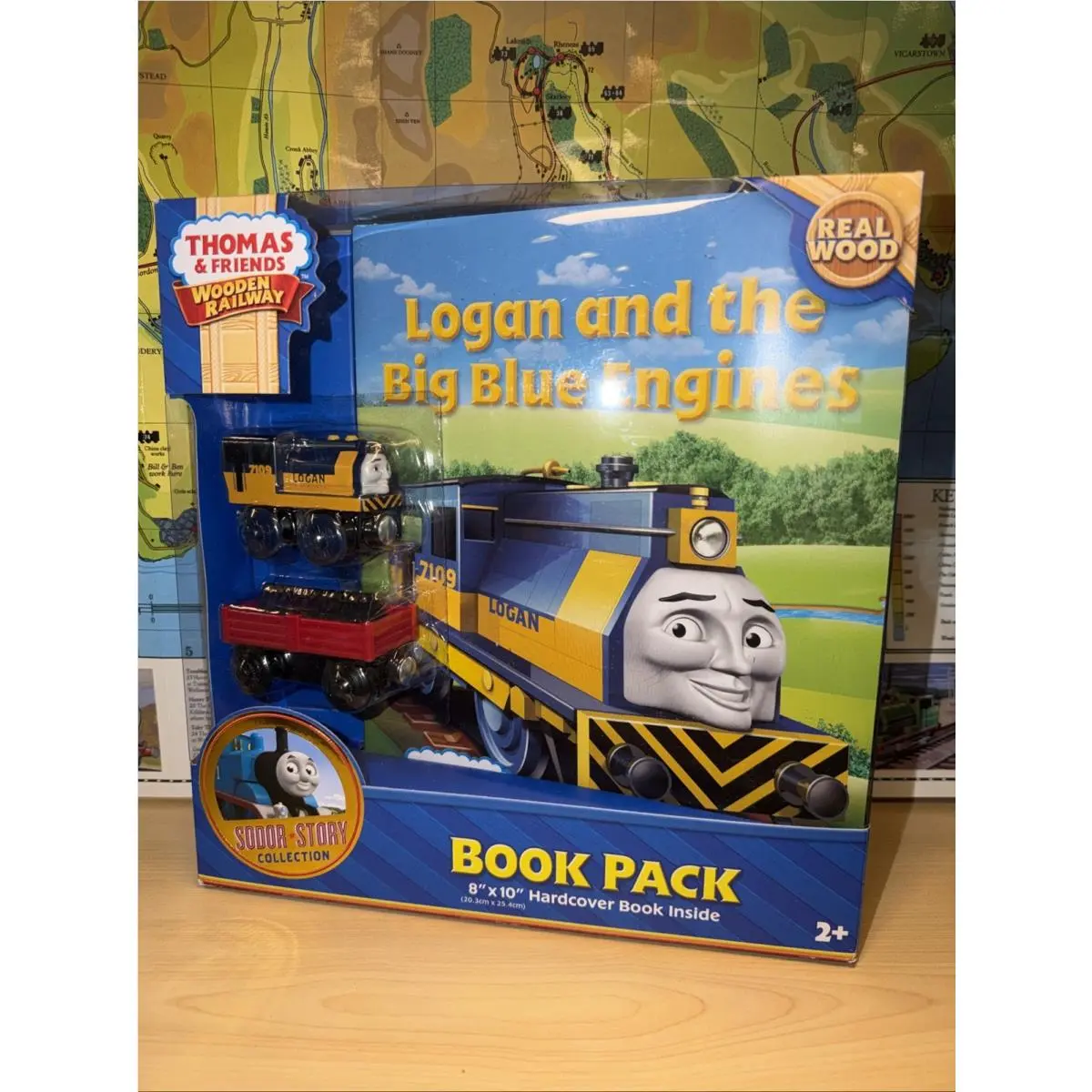 Logan Thomas Friends Train Wooden Railway Fisher Price Book Pack Story