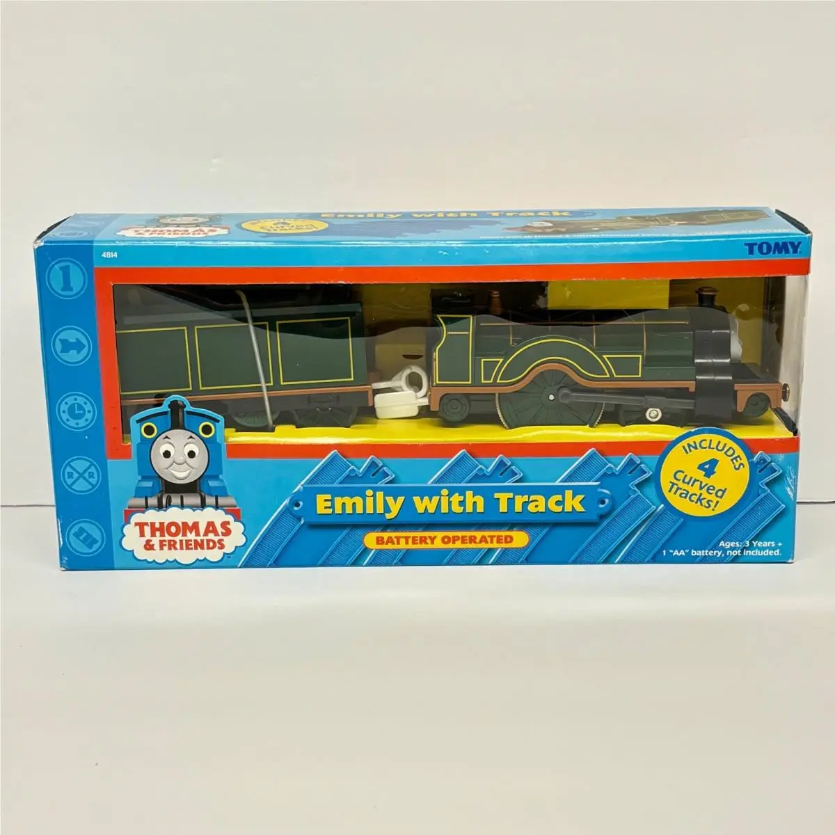 Thomas Friends Emily Train Engine Battery Operated Motorized Tomy 4814 Tracks