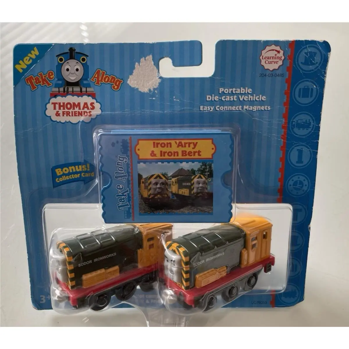 Take Along Thomas Friends Iron `arry Iron Bert Twin Pack w/ Cards 2006