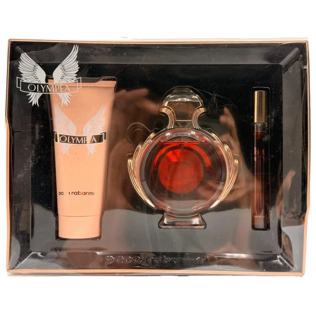 Perfume 3PC Set For Her Edp Spray 2.7 FL.oz+0.34FL.oz+BLotion 3.4oz by Paco Rabanne