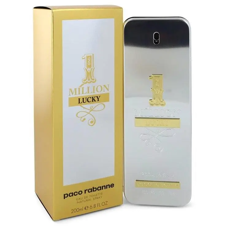 1 Million Lucky Eau de Toilette Spray 6.8 oz For Men Fragrance by Paco Rabanne