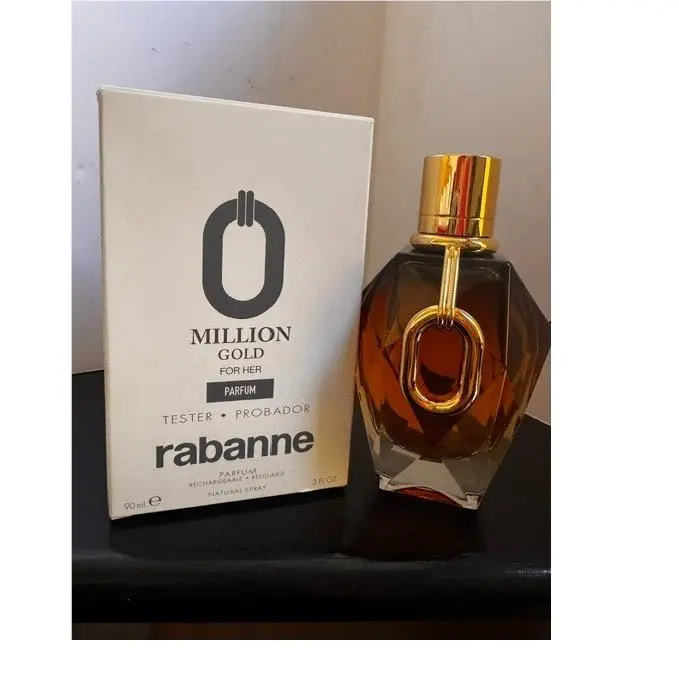 Million Gold By  3.0oz. 90ml Parfum White Box with Cap Women by Paco Rabanne
