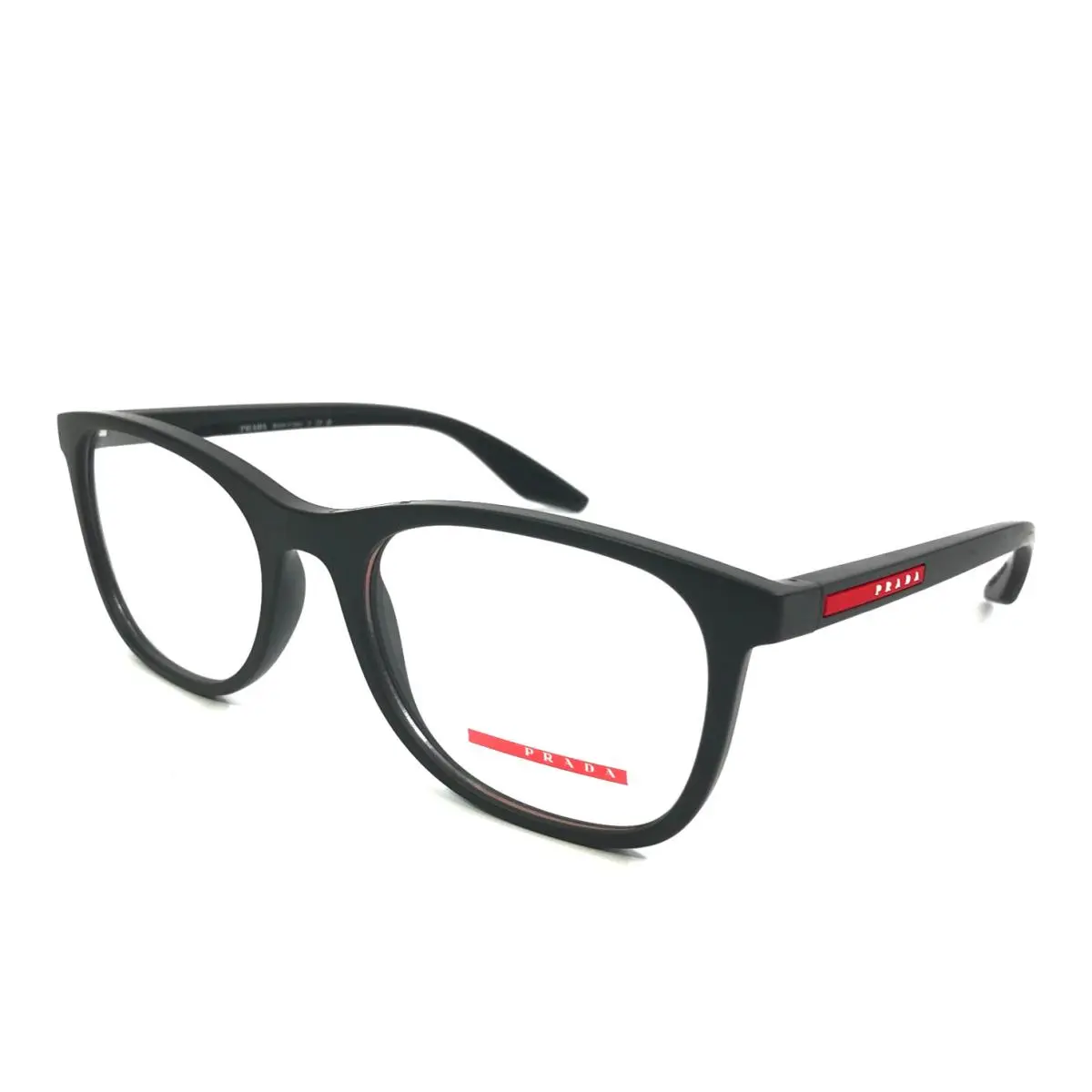 Prada Sport Eyeglasses Frames VPS05P 18K-1O1 Matte Dark Gray Red 55-19-145