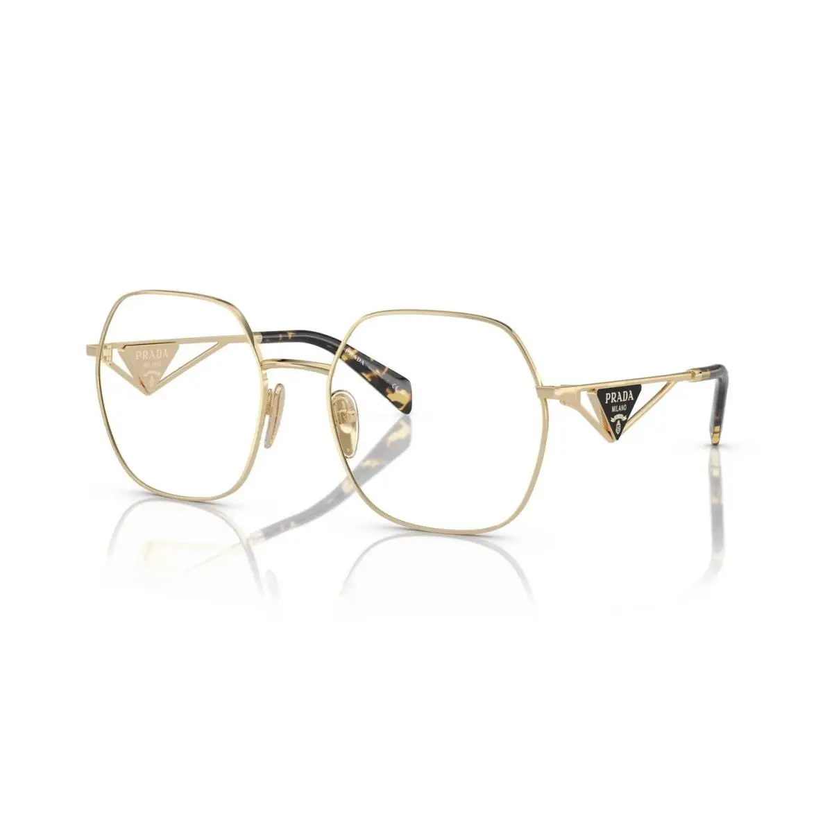 Prada PR59ZV ZVN1O1 56 Pale Gold ZVN1O1 Eyeglasses Optical Frame