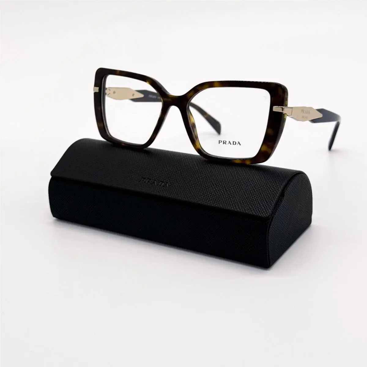Prada PR 03ZV Butterfly Frame Women Eyeglasses PR03ZV 2AU1O1