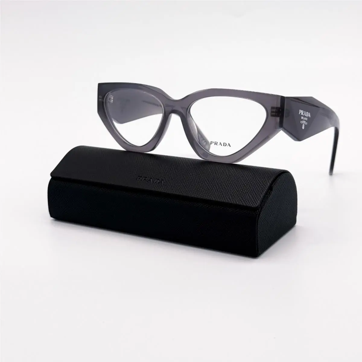 Prada PR C07V Gray Women Eyeglasses Prada PRC07V 27G1O1