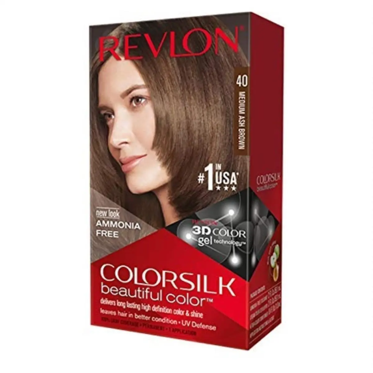Revlon Colorsilk Hair Color 40 Medium Ash Brown Pack of 10