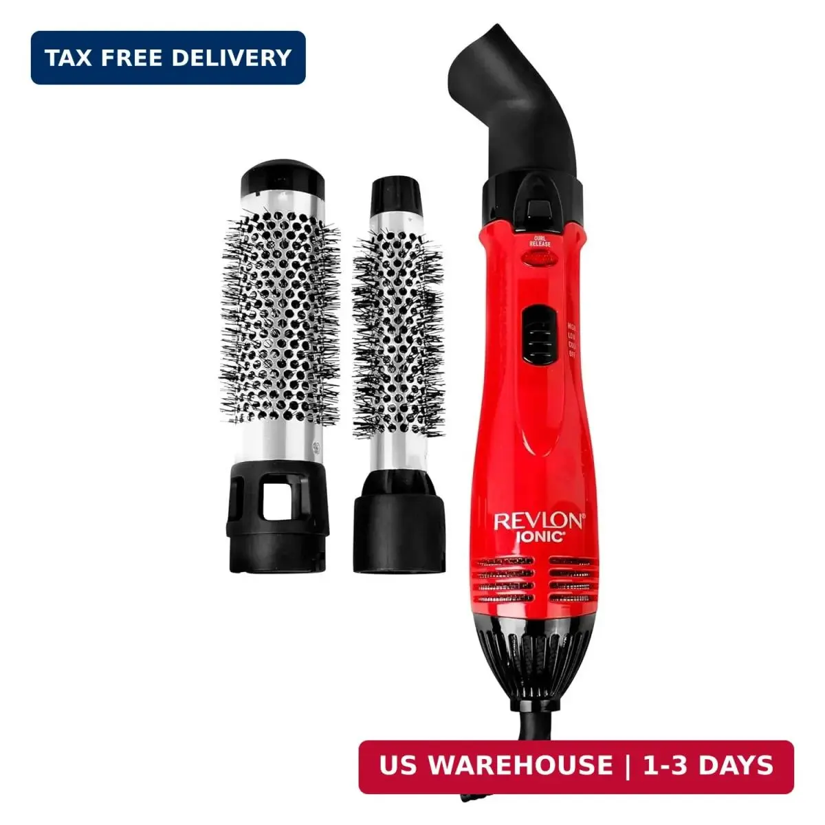 Revlon 1200W Perfect Style Hot Air Kit Style Curl and Volumize 3 Piece Set
