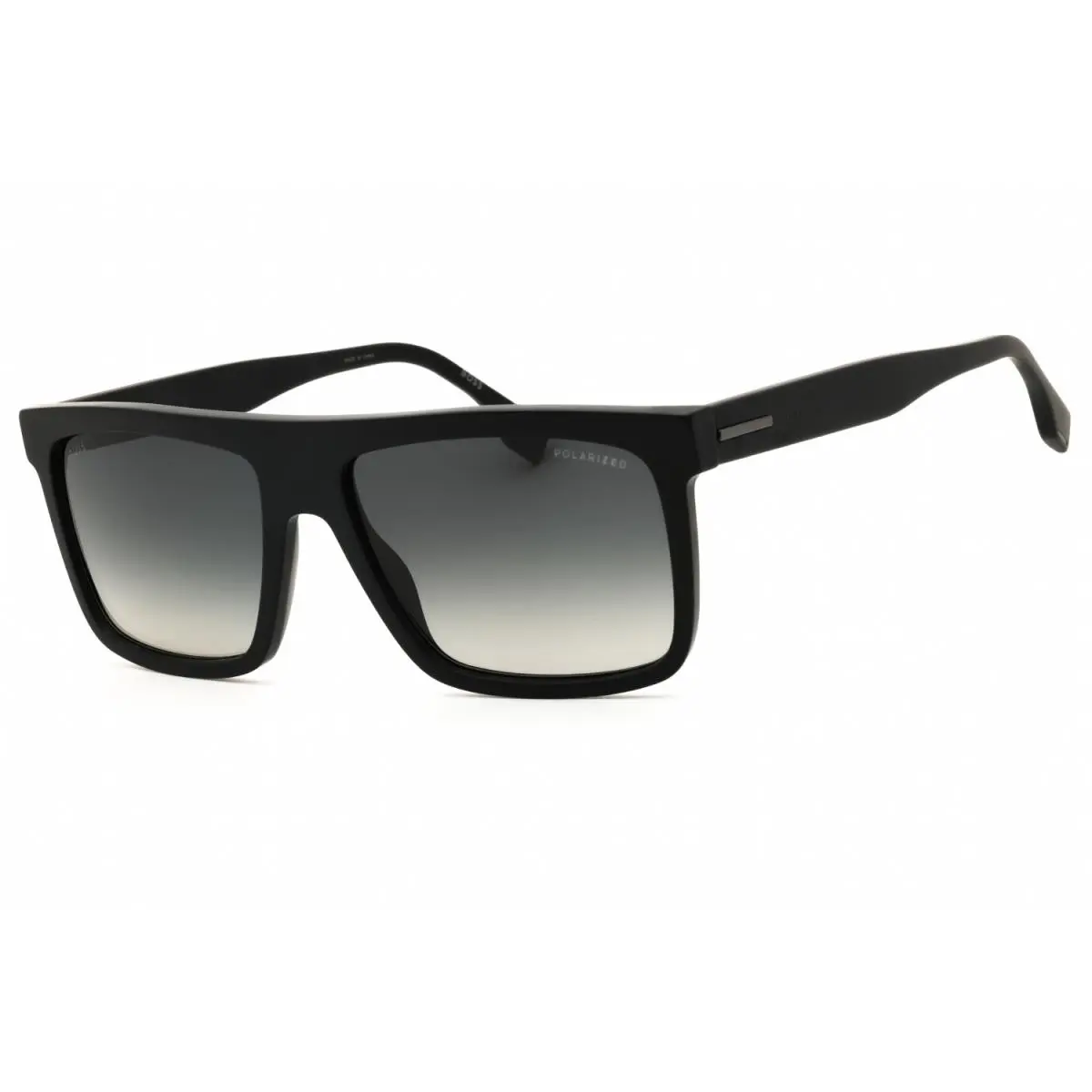 1440 S 003 WJ Sunglasses Matte Black Frame Gray Polarised Lens 59mm by Hugo Boss
