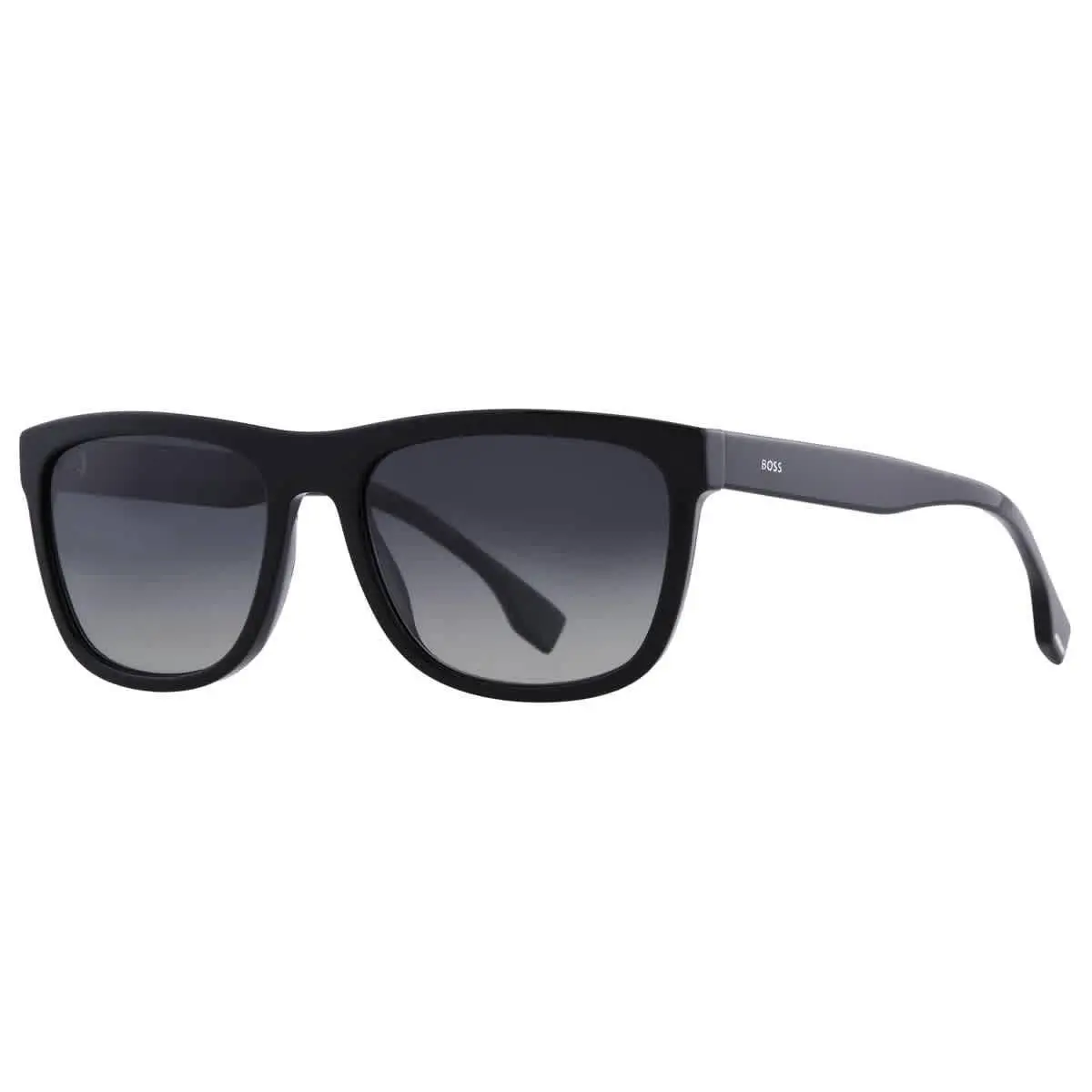 Polarized Grey Shaded Square Men`s Sunglasses Boss 1439/O/S 0807/WJ 58 by Hugo Boss