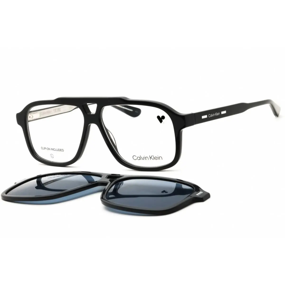 Men`s Sunglasses Dark Grey Acetate Full Rim CK24549MAG-SET 021 by Calvin Klein