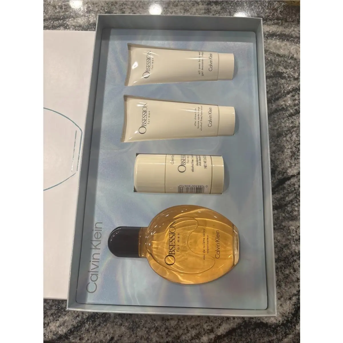 Calvin Klein Obsession Fragrance For Men 4 Piece Gift Set
