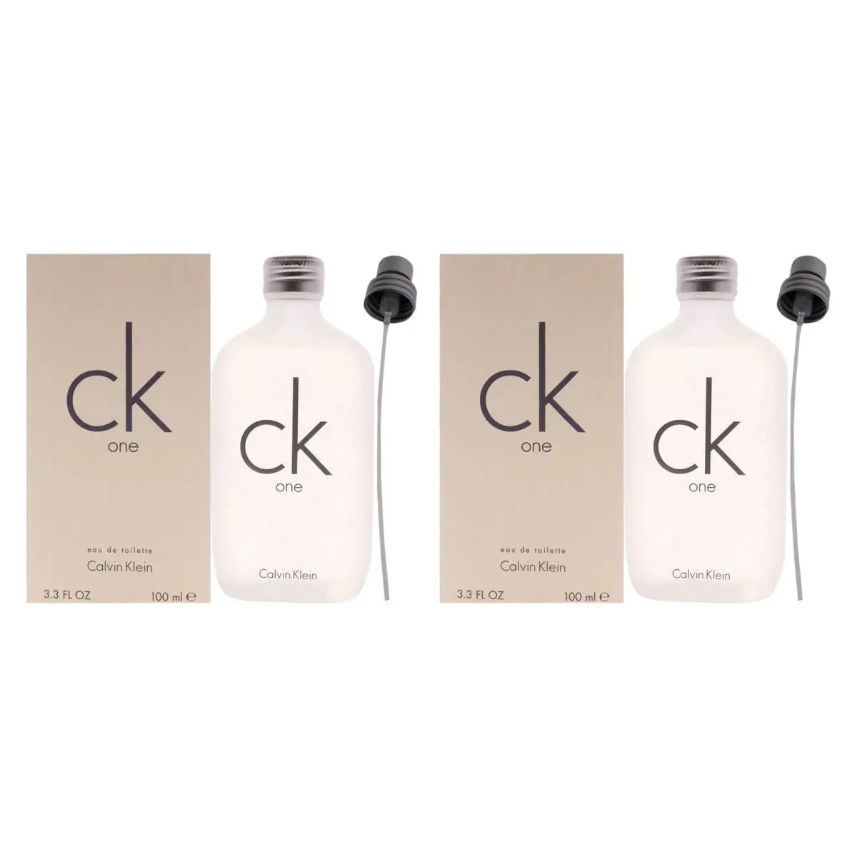 CK One  For Unisex - 3.4 oz Edt Spray - Pack of 2 by Calvin Klein