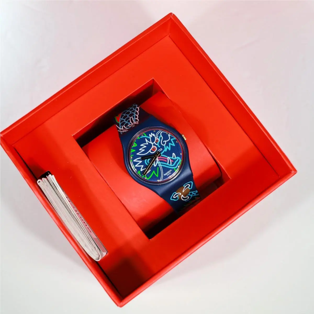 Swatch Chinese Year of The Dragon 2024 Water Dragon in Waves SO28Z125 34MM