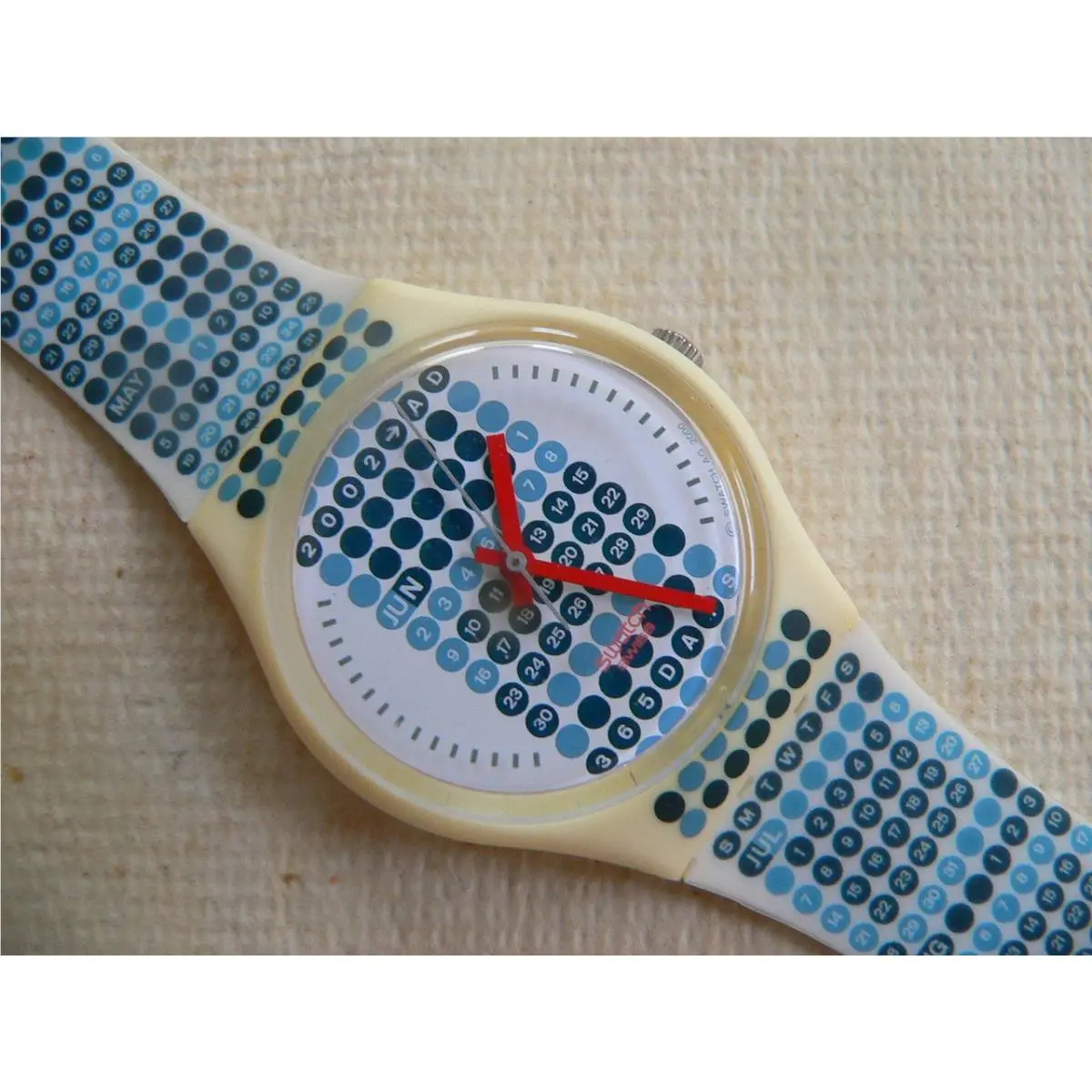 2001 Swatch Watch Date Line GW129