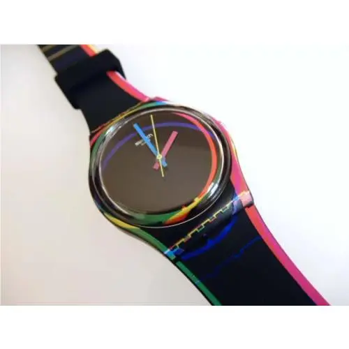 Red Shore Stunning 2021 Swatch with Colorful Silicone Strap Nib-rare