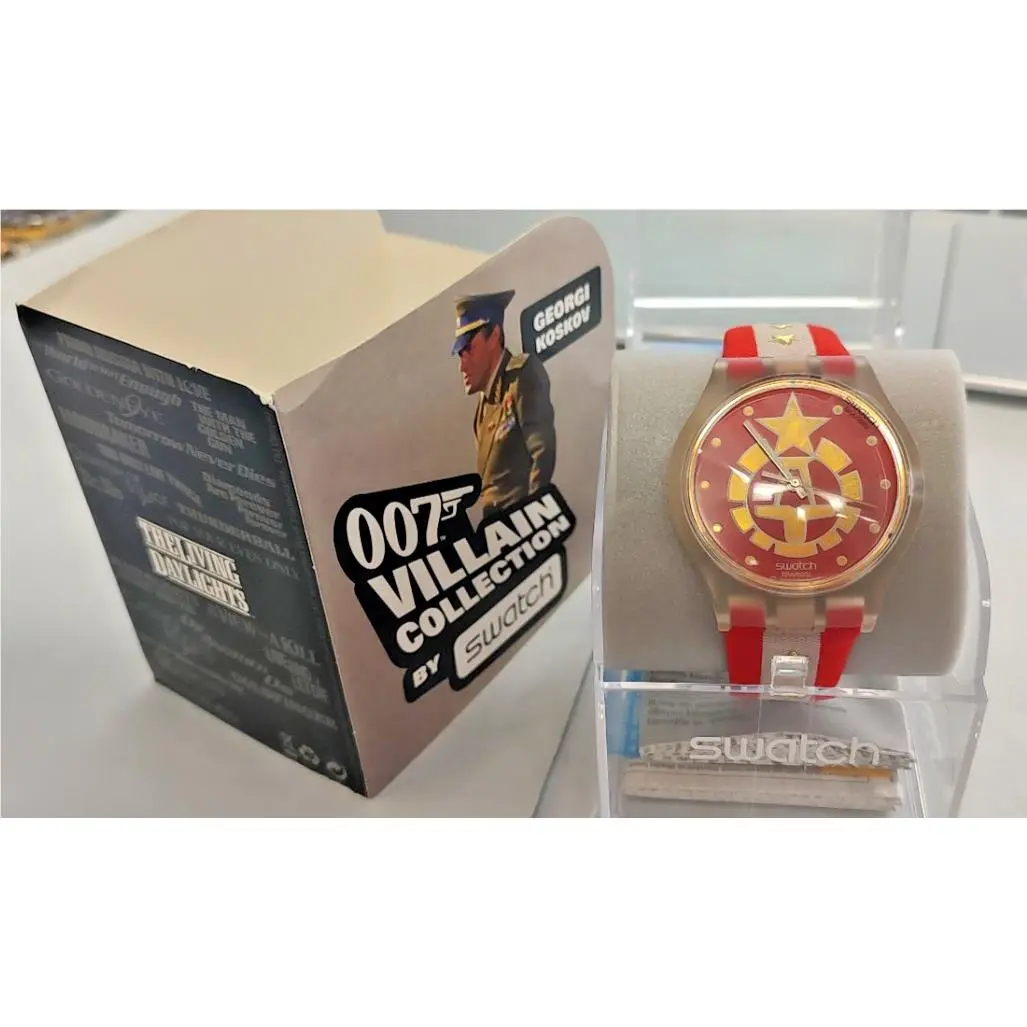 Swatch James Bond 007 SUJK139 Georgi Koskov Living Daylights