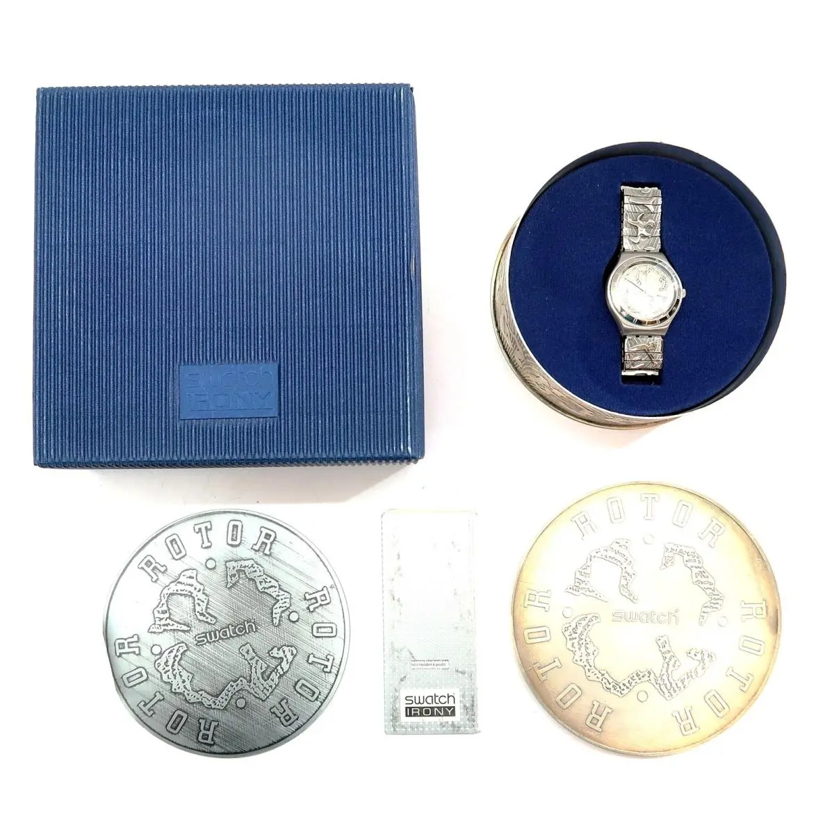 Swatch Irony Watch Rotor YGZ101C Rare Limited Edition Set