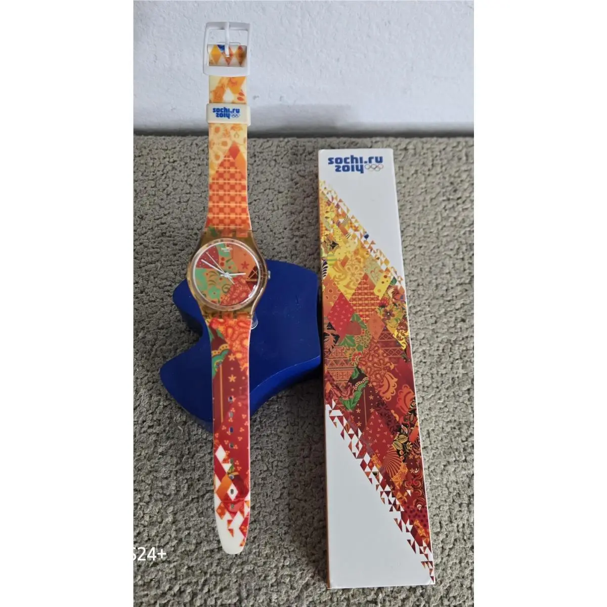 Swatch Sochi Russia GO112 36.80 Olympia Special Orange Gent Watch