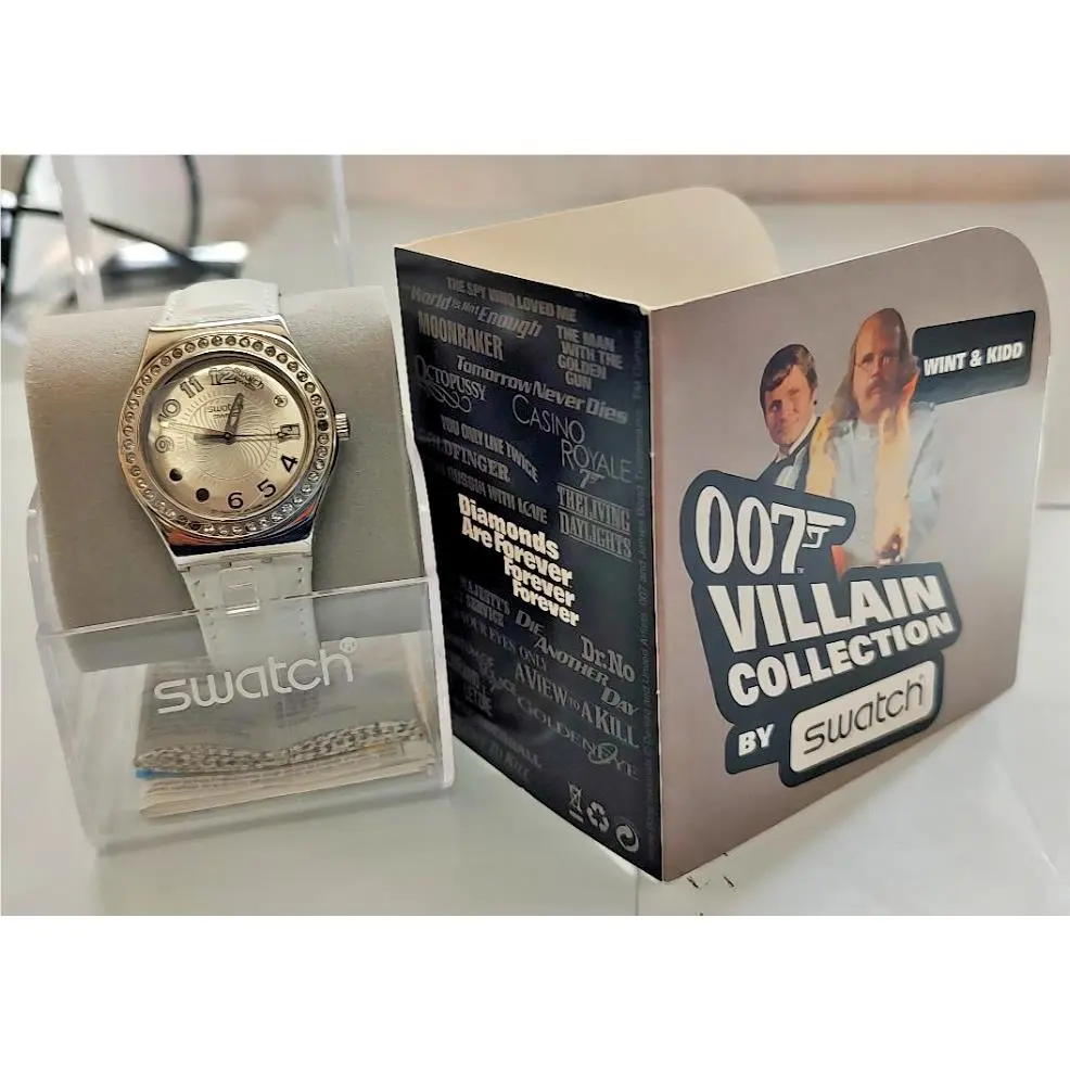 Swatch James Bond 007 YLS434 Mr Wint Kidd Diamonds Are Forever Villa