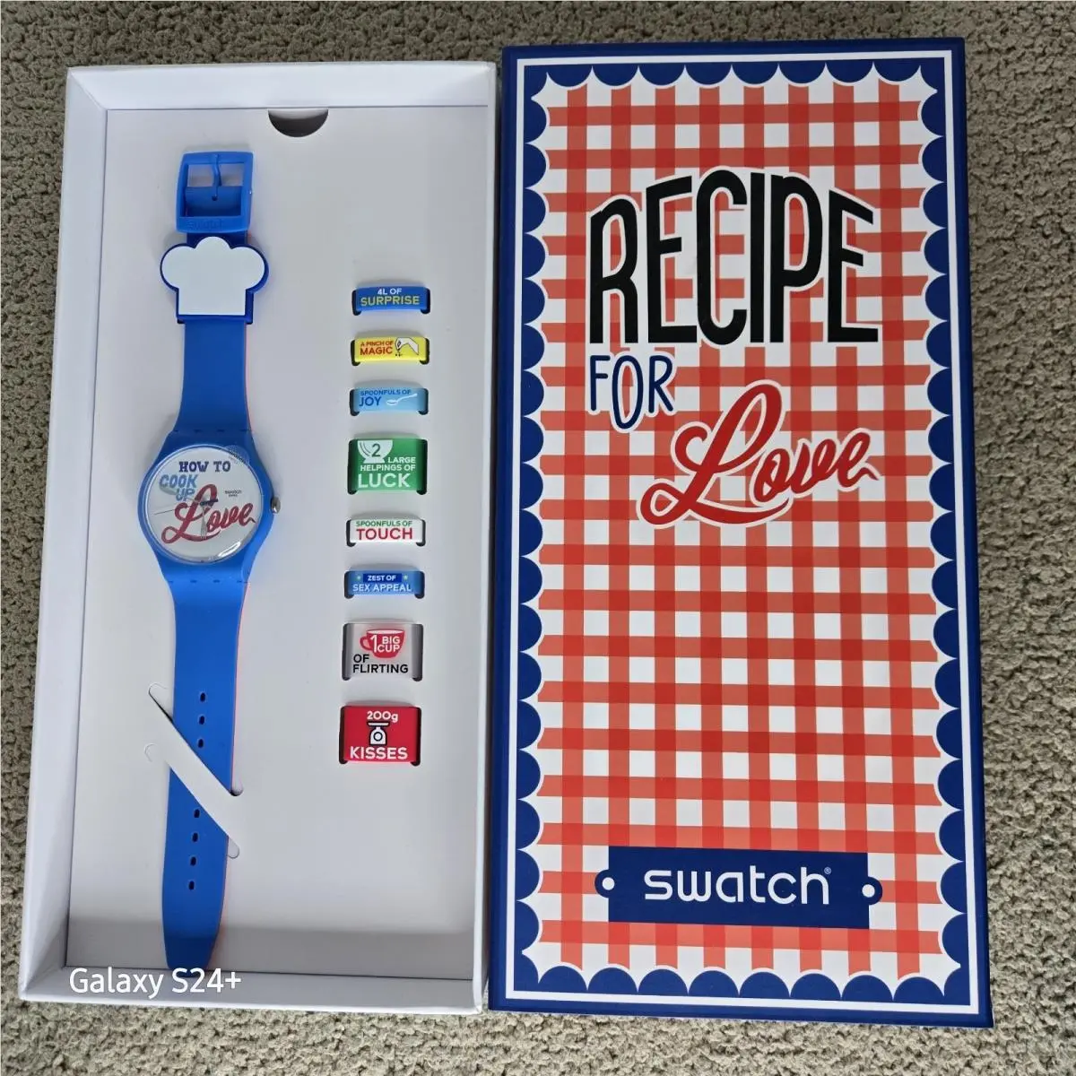 Never Worn Swatch Valentines Day Special Recipe For Love Watch SUOZ353