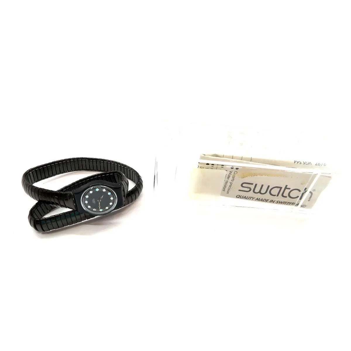 Swatch Flex Watch Fil Sans Fin LB157P with Case and Papers 2002 Womens Nos