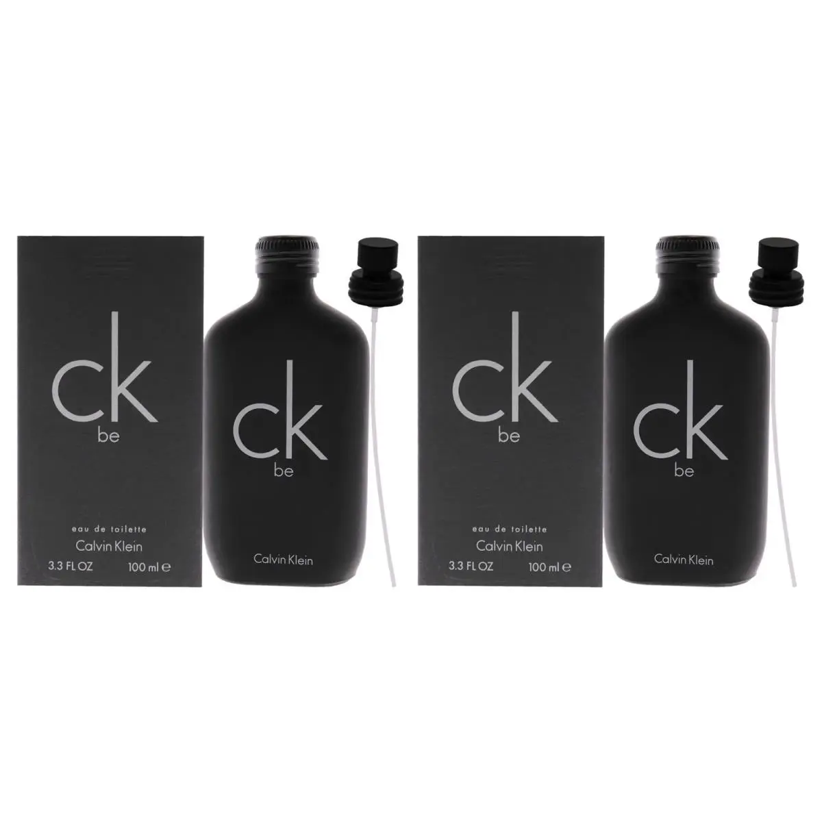 CK Be by Calvin Klein For Unisex - 3.4 oz Edt Spray - Pack of 2