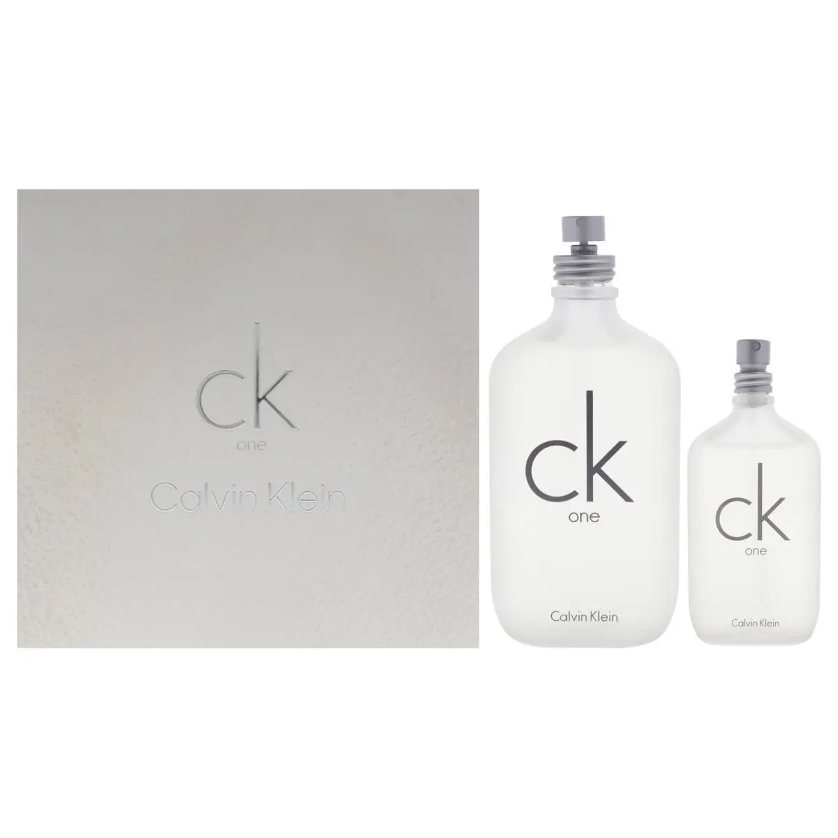 CK One by Calvin Klein For Men - 2 Pc Gift Set 6.7oz Edt Spray 1.6oz Edt Spray