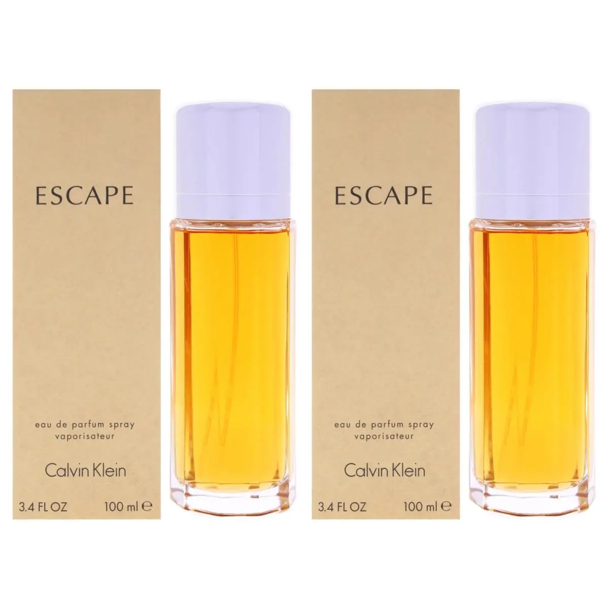 Escape  For Women - 3.4 oz Edp Spray - Pack of 2 by Calvin Klein