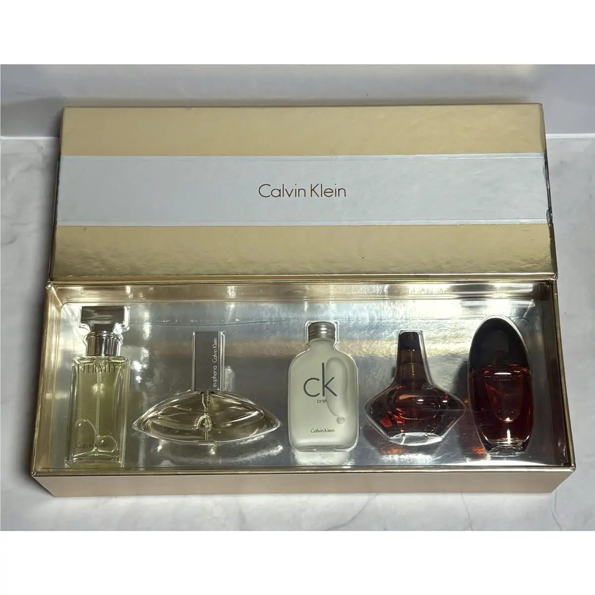 5-pc Set .5oz Edp Spray Secret Obsession CK One Eternity Euphoria by Calvin Klein