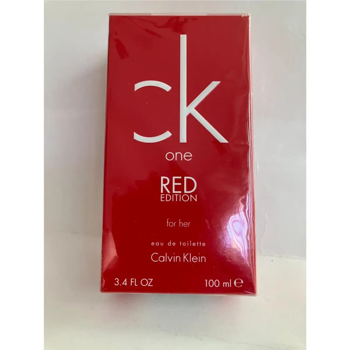 CK One Red Edition 3.4oz Edt Spray For Women Rare by Calvin Klein