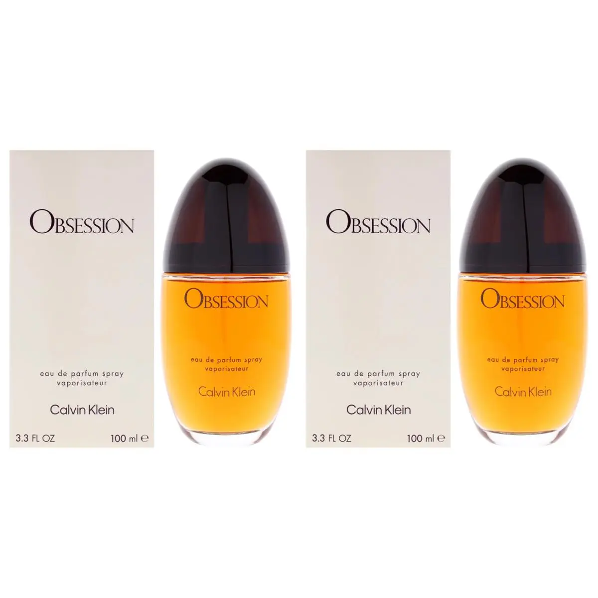Obsession by Calvin Klein For Women - 3.4 oz Edp Spray - Pack of 2