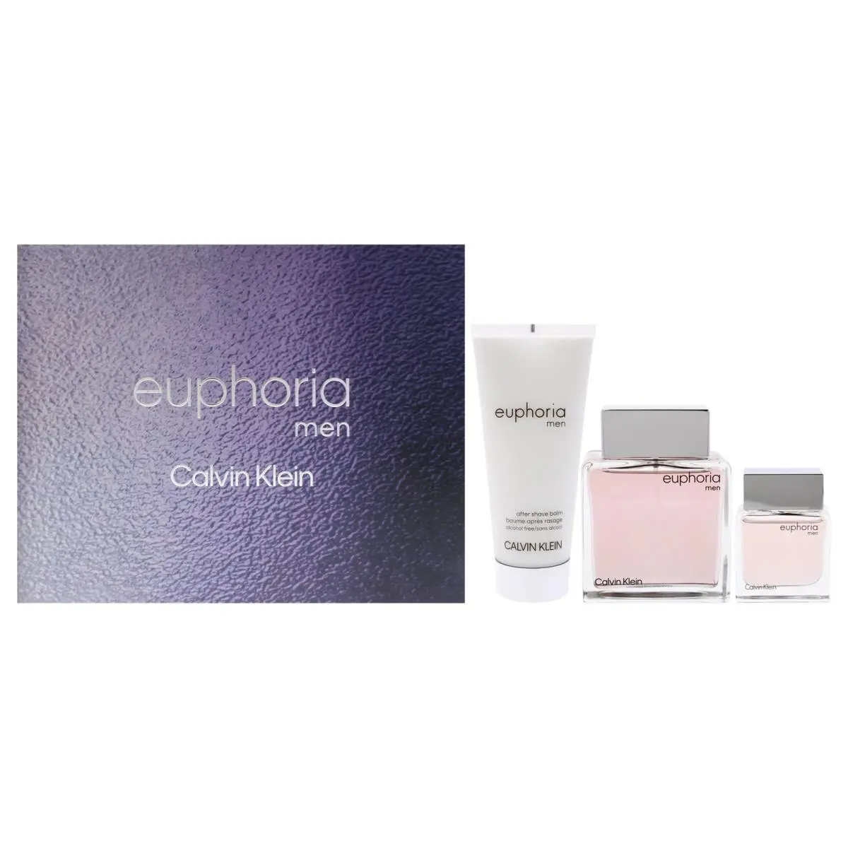 Euphoria by Calvin Klein For Men - 3 Pc Gift Set 3.3oz Edt