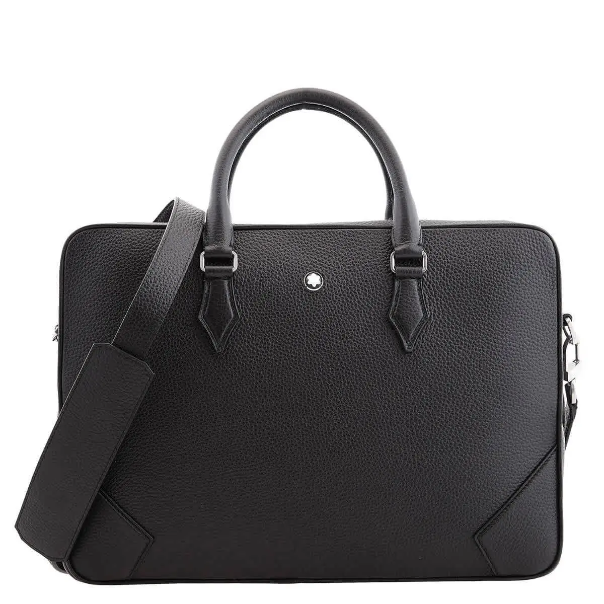Montblanc Black Grain Leather Document Case 199437