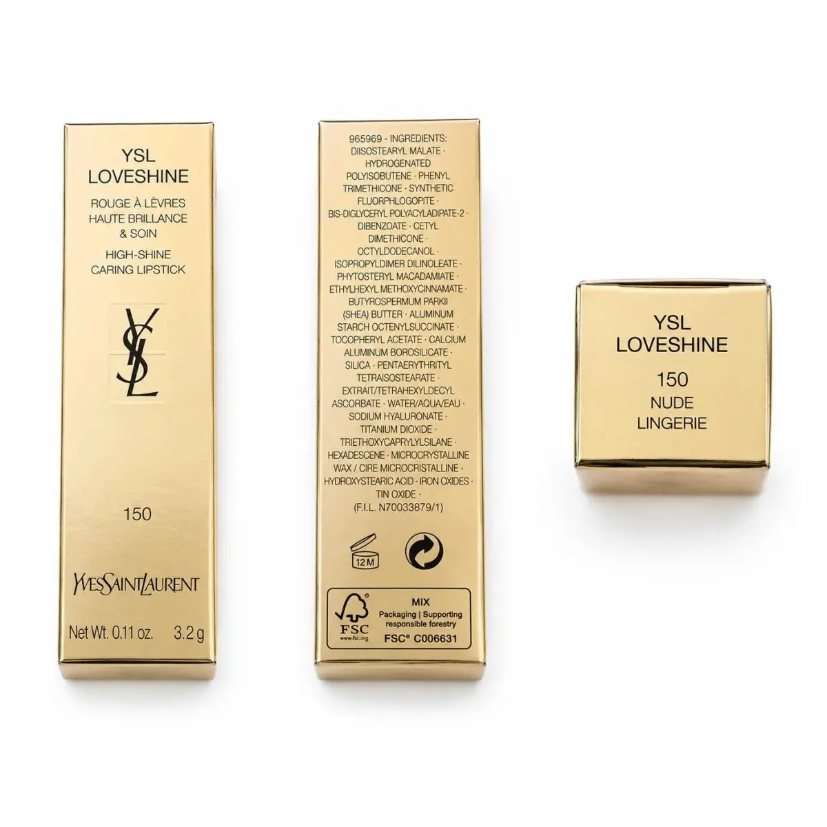 Ysl Loveshine Lip Oil Stick – 150 Lingerie 3.2g by Yves Saint Laurent