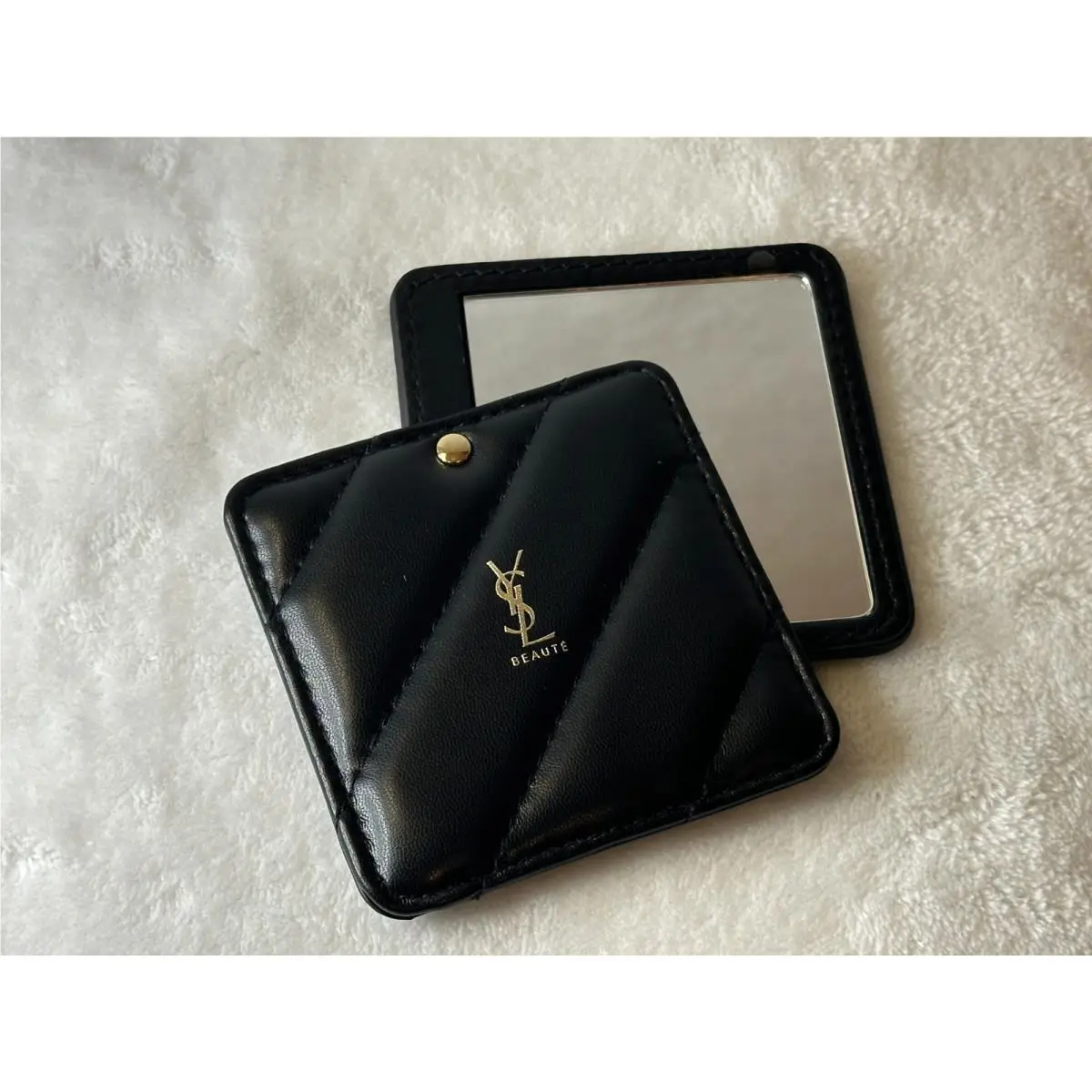 Ysl Beaute Black Prestige Slide Quilted Mirror Gorgeous by Yves Saint Laurent