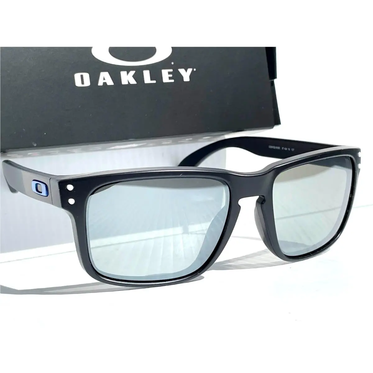 Nfl  Holbrook Indianapolis Colts Polarized Galaxy Chrome Sunglass 9102-M3 by Oakley