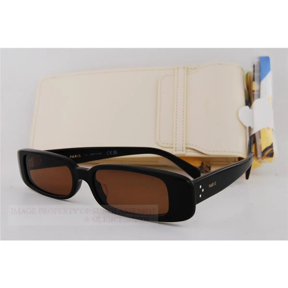 Sunglasses CL 40343U 01J Black/brown For Women by Celine