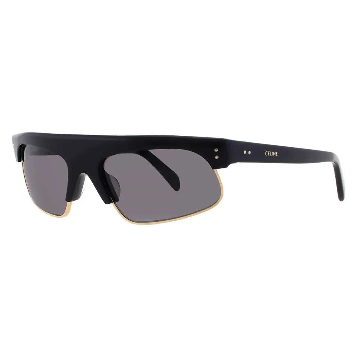 Celine Smoke Wrap Men`s Sunglasses CL40107U 01A 60 CL40107U 01A 60
