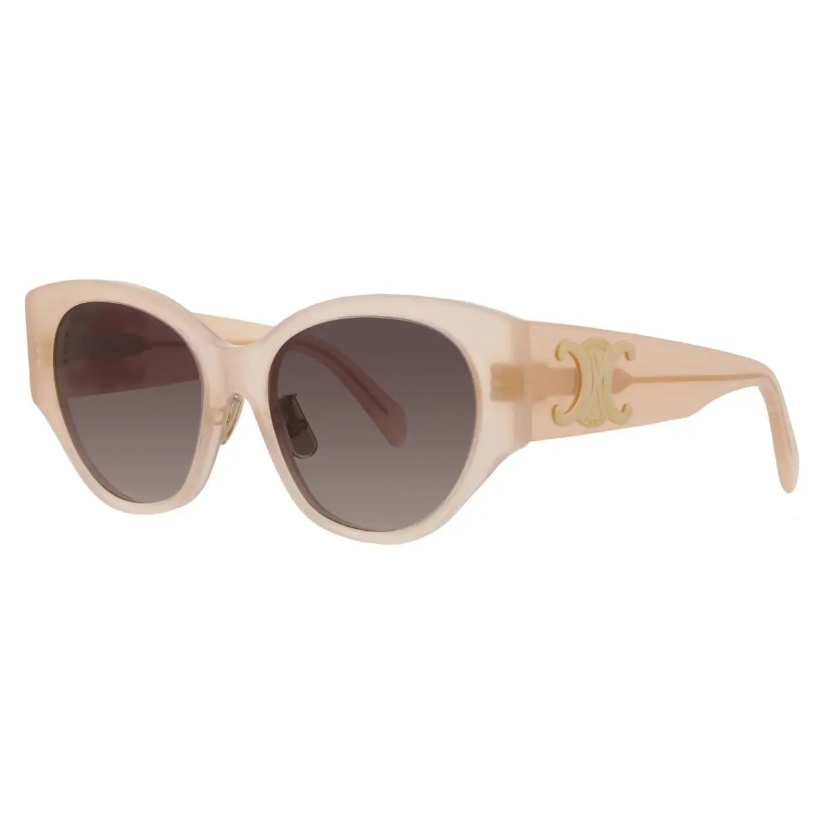 Celine Smoke Gradient Oval Ladies Sunglasses CL40328F 72B 55 CL40328F 72B 55