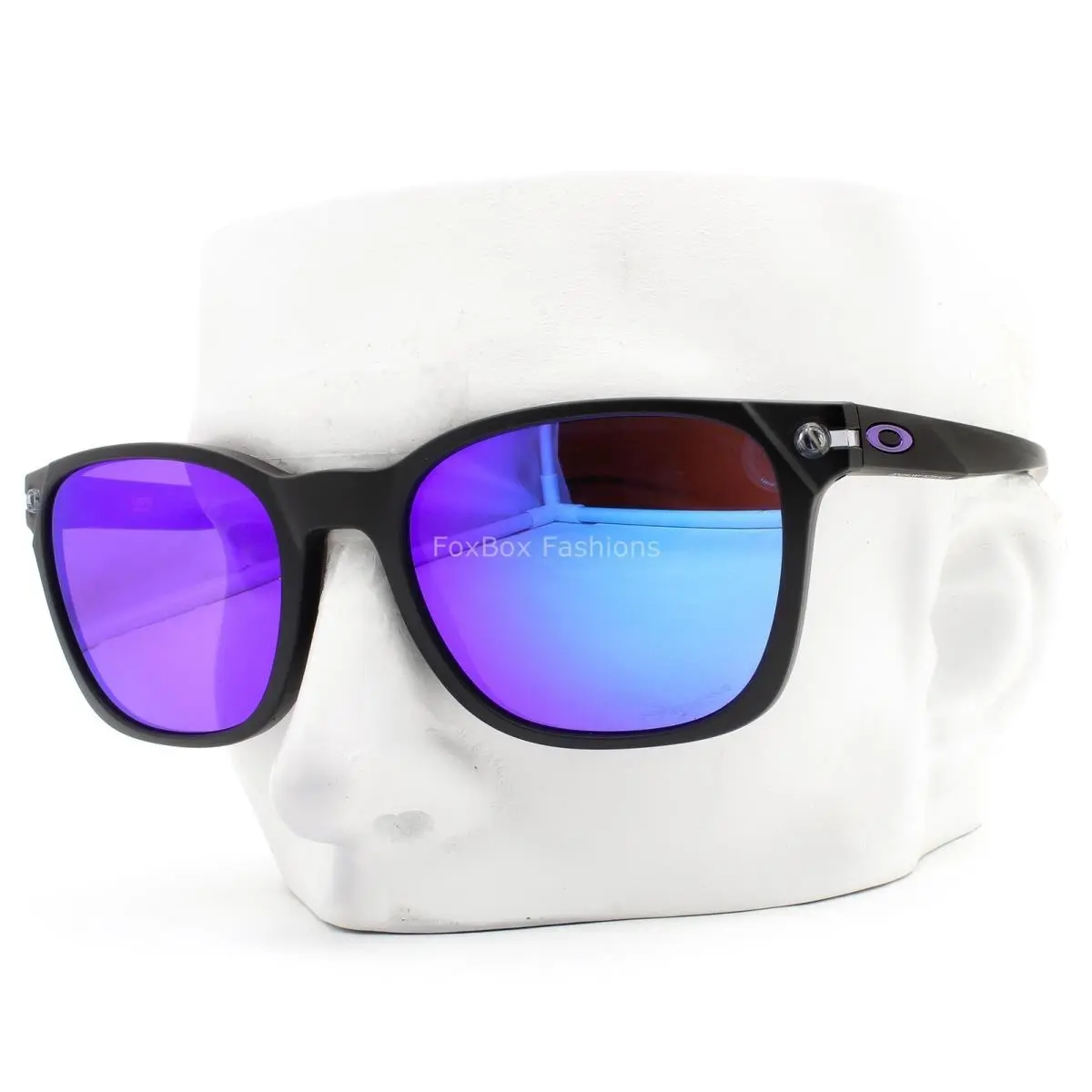 Ojector Sunglasses Matte Black Prizm Violet Mirror OO9018-0355 with Pouch by Oakley